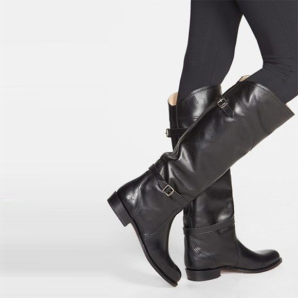 Frye Shoes - Frye Dorado Riding Boots in Black - NEW IN BOX